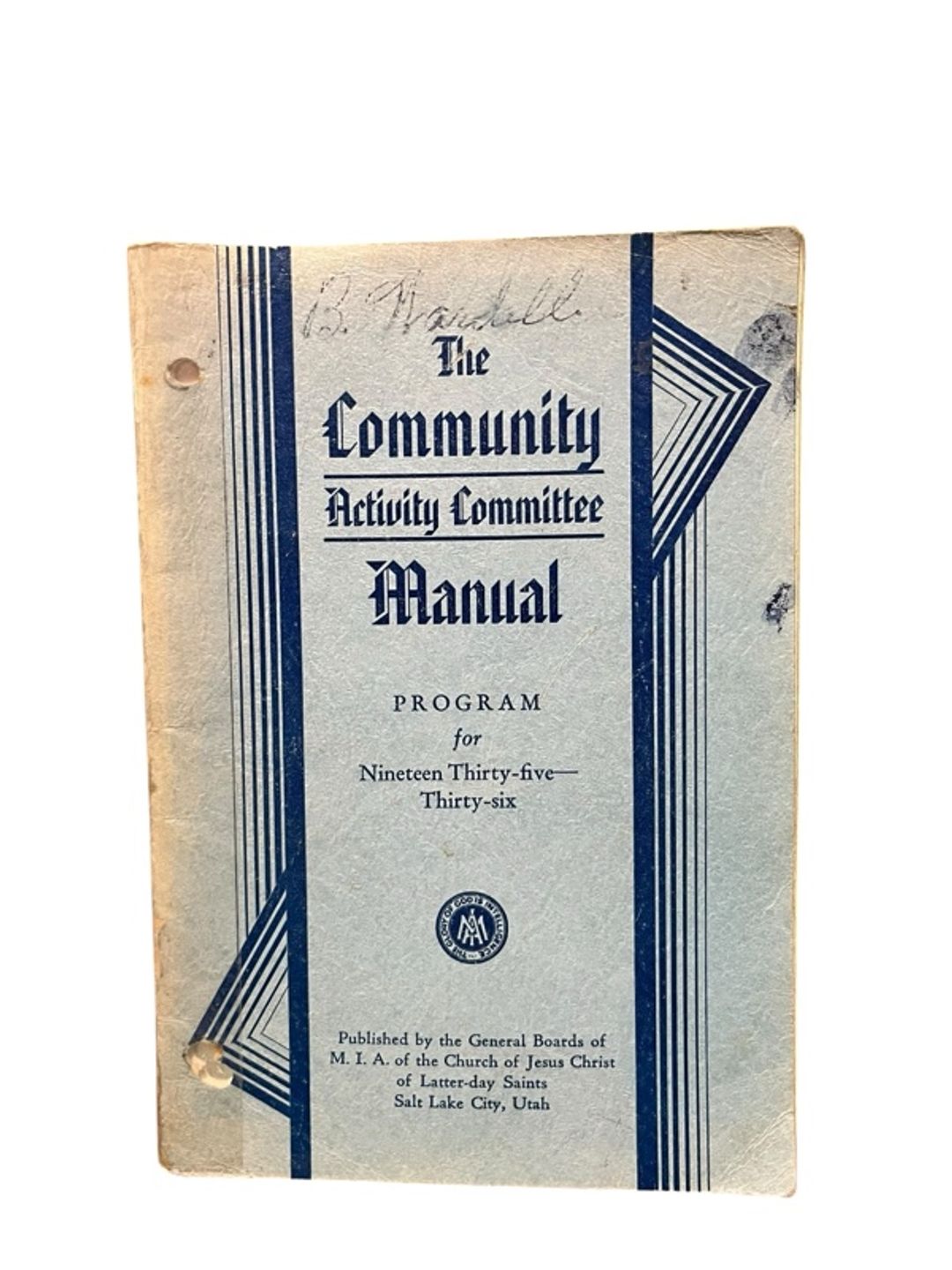 The Community Activity Committee Manual