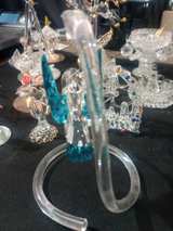 Hand Blown Glass Hummingbird Figurine with Stand - Image 7