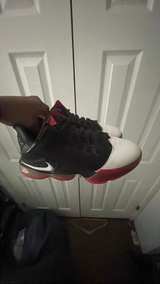 Nike LeBron 16 Low Black White Red - Image 3