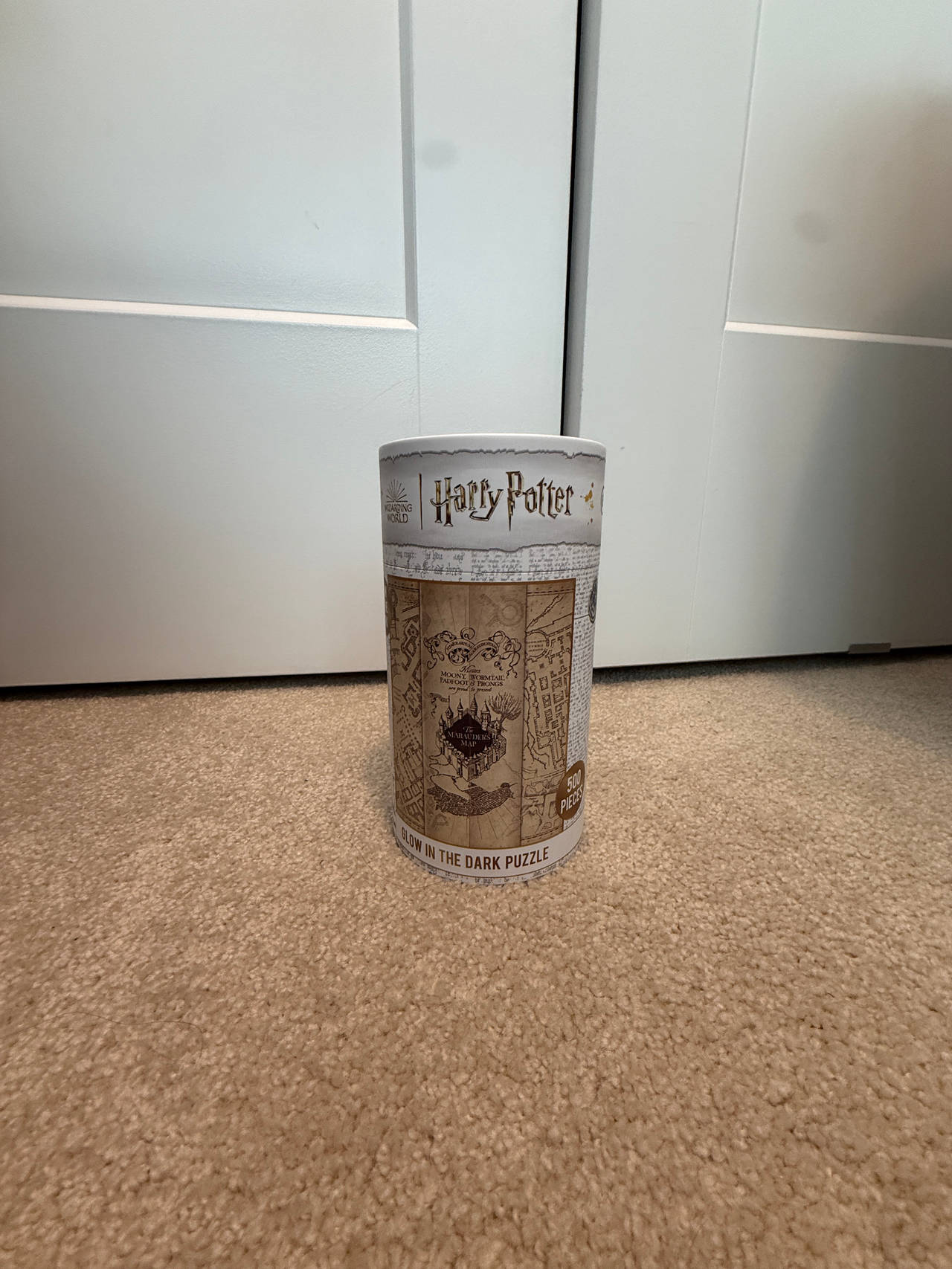 Harry Potter Marauder's Map 500-Piece Glow in the Dark Puzzle
