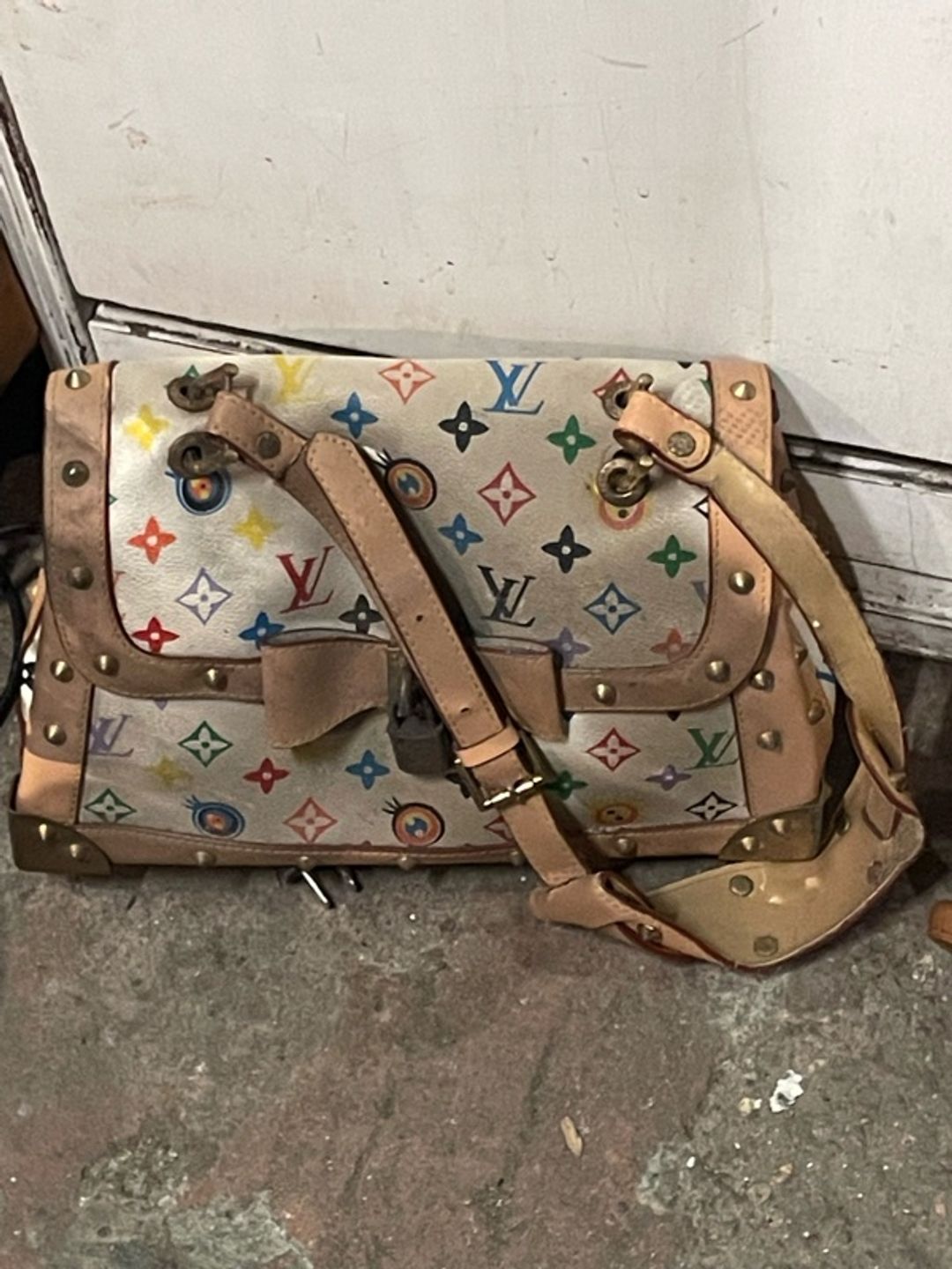Louis Vuitton Eye Need You Multicolor Bag White