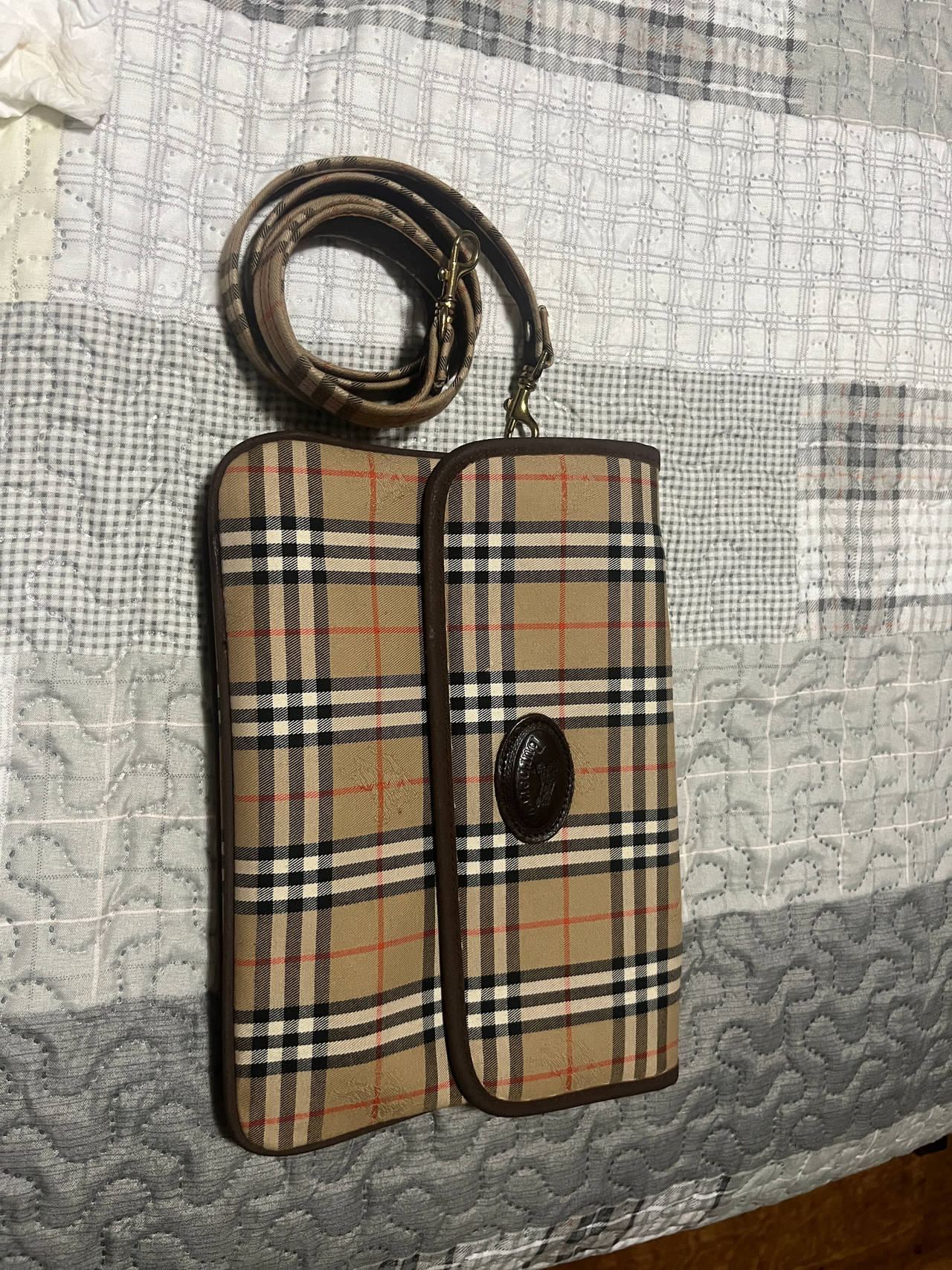 Burberry Vintage Check Crossbody Bag