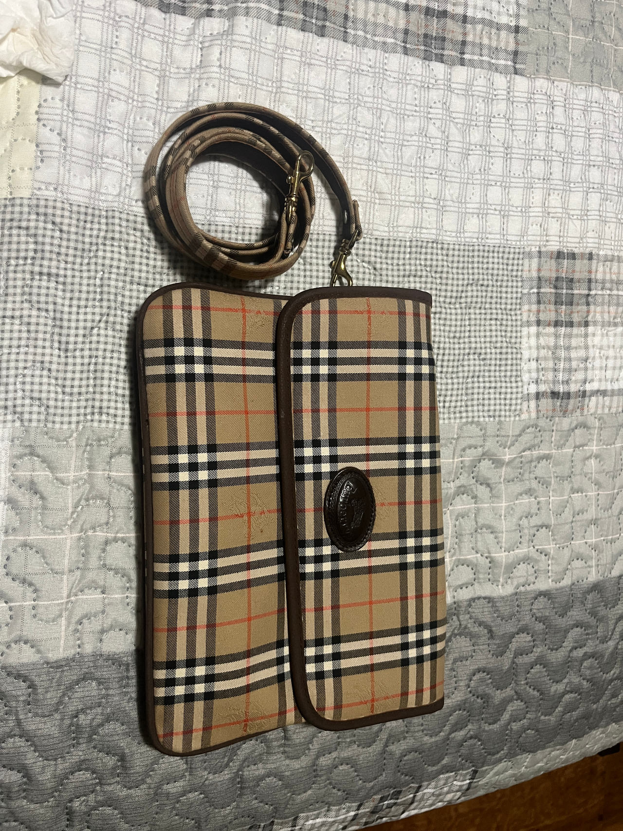 Burberry Vintage Check Crossbody Bag