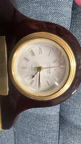 Montreux  & Danbury Arched Wood Desk Clocks - Image 6