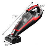 Pet Hair Handheld Vacuum Cordless, Car Vacuum Rechargeable with Reusable Filters - Image 2