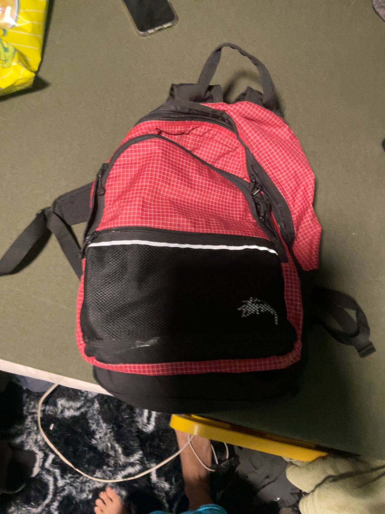 Stussy Ripstop Nylon Backpack Red