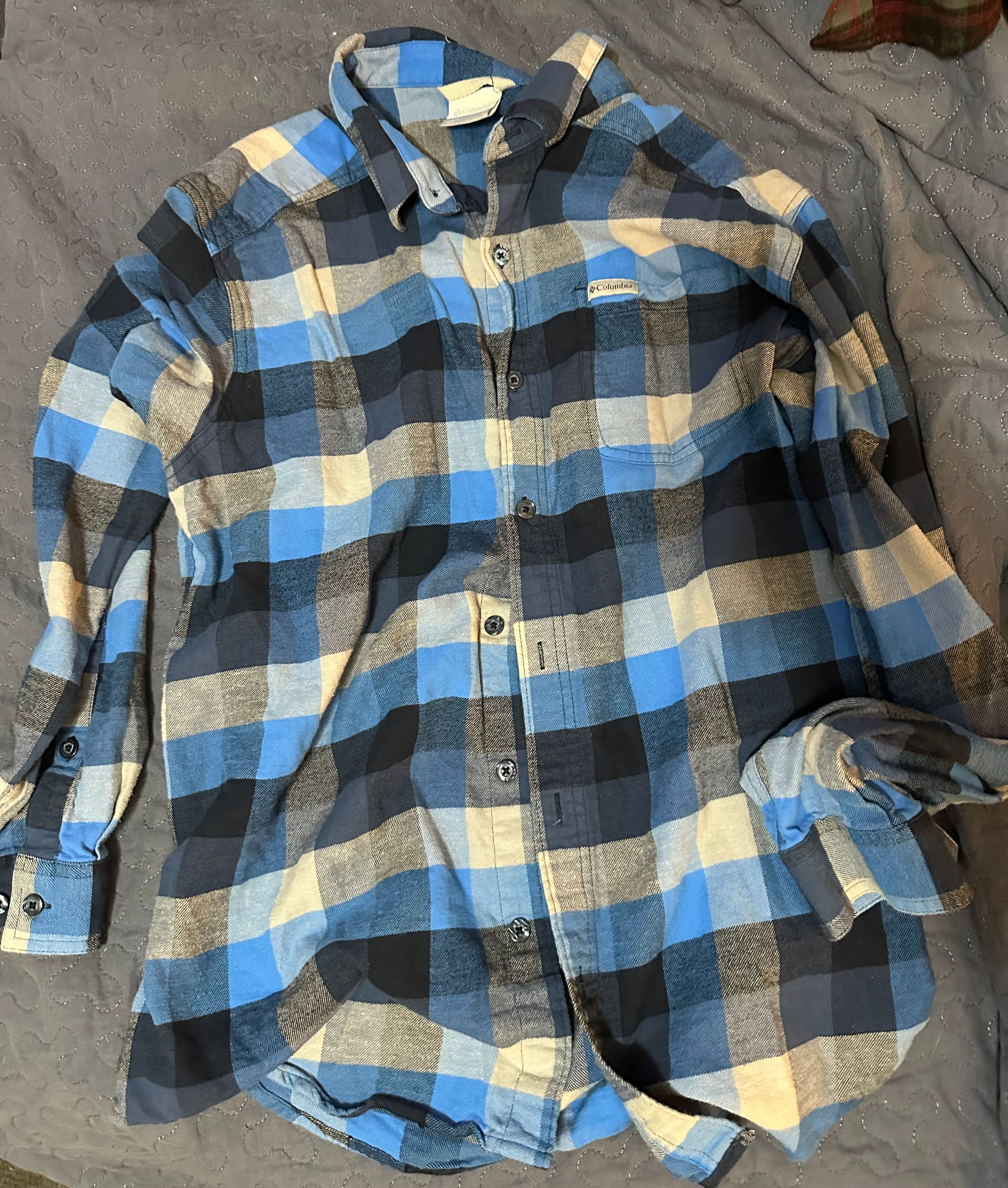 Columbia Men's Cornell Woods Flannel Long Sleeve Shirt