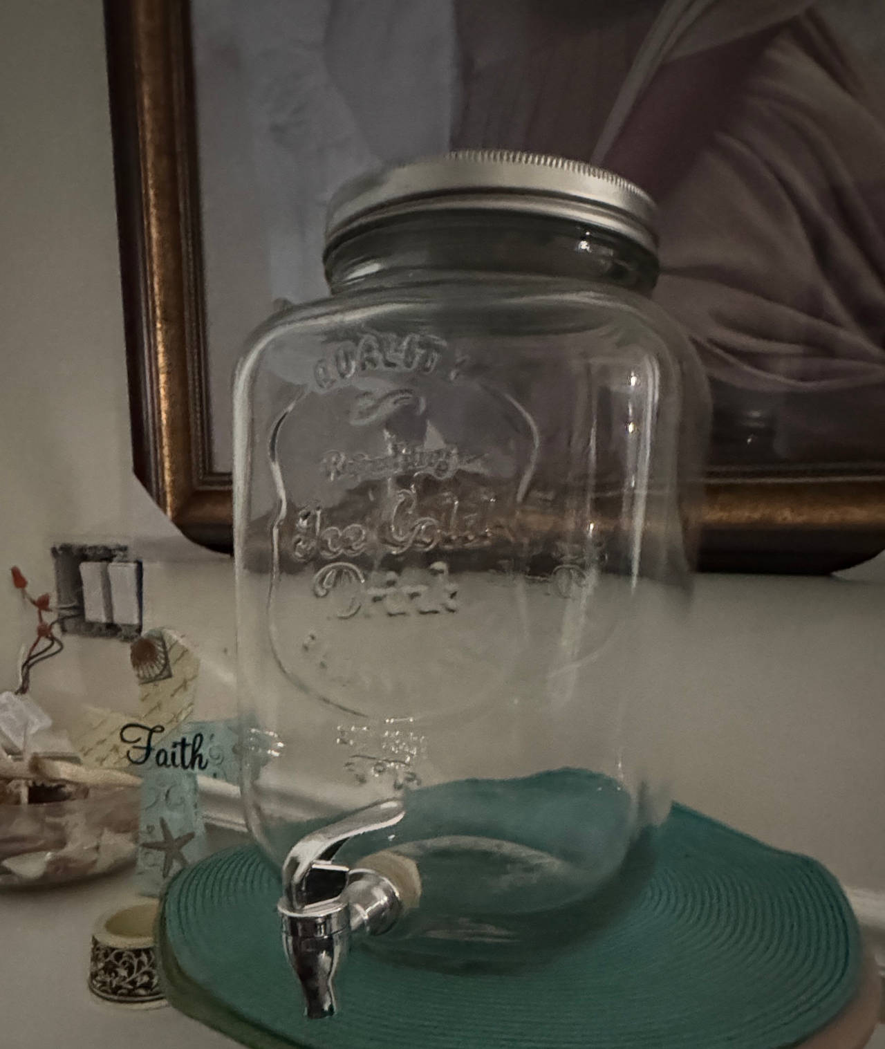 Yorkshire Glass Beverage Dispenser