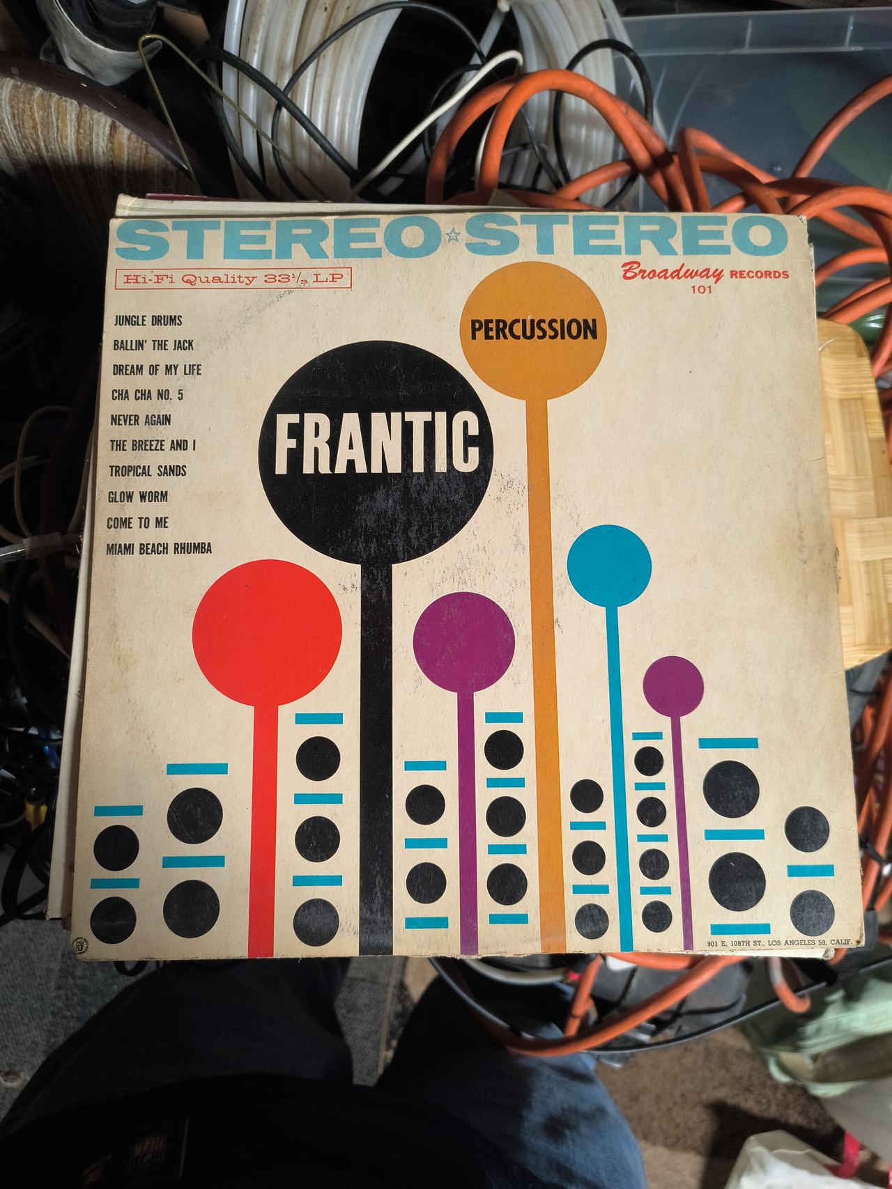 Frantic Percussion Vinyl LP