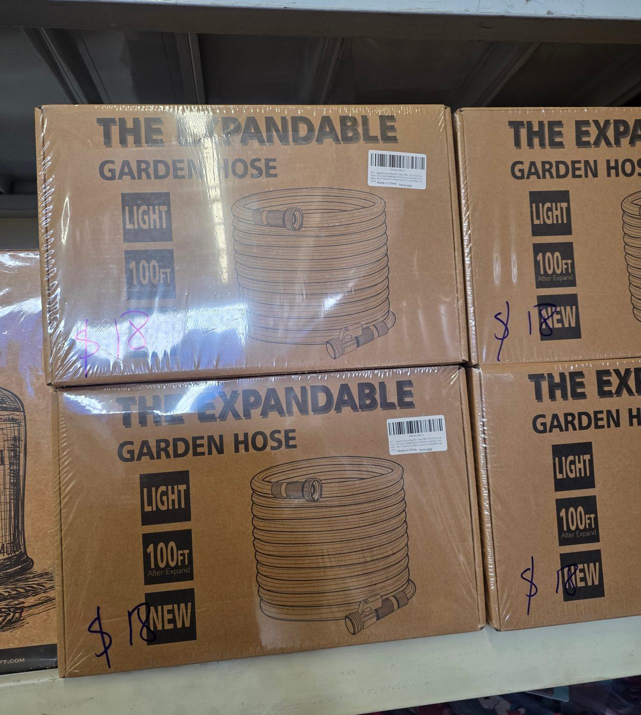 $18.  The Expandable Garden Hose 100ft