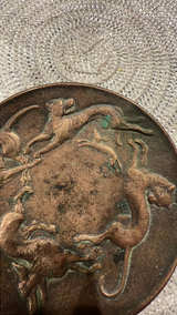 Vintage Brass Decorative Dish - Image 4