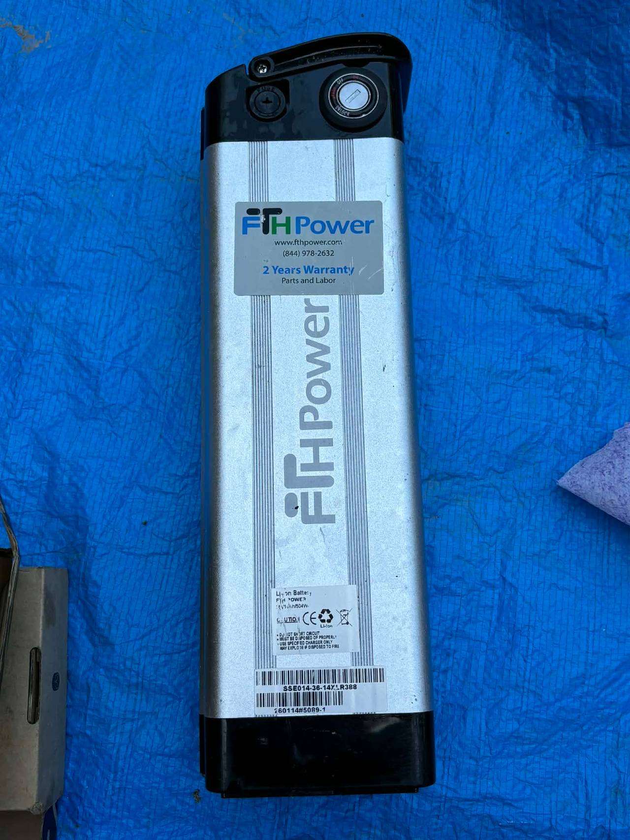FTH Power 36V 14Ah E-Bike Battery Pack