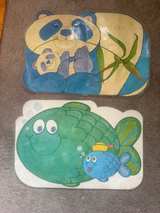 Vintage 70s/80s vinyl kitschy Animal Placemats Set - Image 2