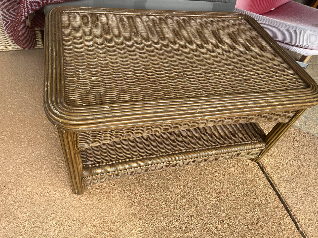Wicker Coffee Table