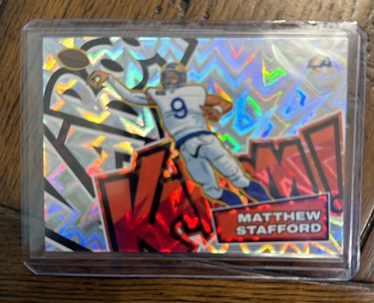 2022 Panini Absolute Football Matthew Stafford Kaboom! Insert