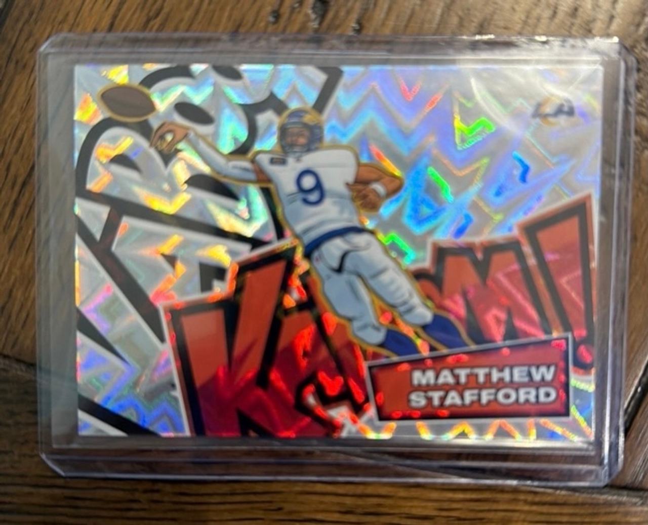 2022 Panini Absolute Football Matthew Stafford Kaboom! Insert