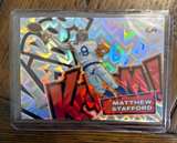 2022 Panini Absolute Football Matthew Stafford Kaboom! Insert - Image 1