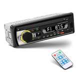 Single DIN Bluetooth Car Stereo with Dual USB and LCD Display - Image 1