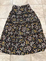 Luna Floral Tiered Maxi Skirt - Image 1
