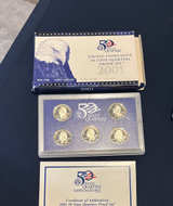 2001 United States Mint 50 State Quarters Proof Set - Image 1