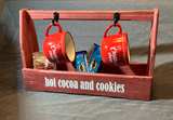 Christmas Wooden decor Hot Cocoa Caddy - Image 6
