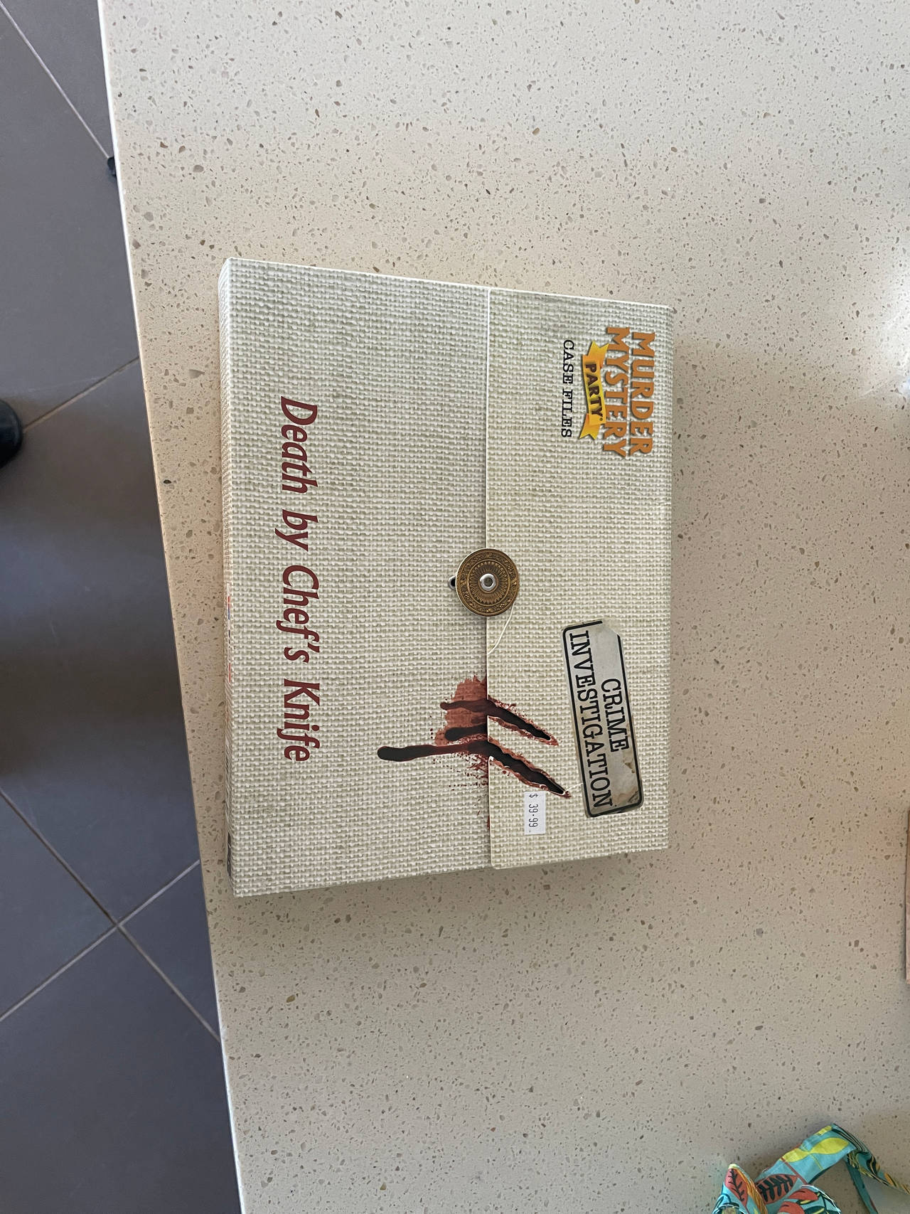 Murder Mystery Party Case Files: Death by Chef's Knife