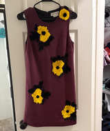 Dhruv Kapoor/Anthropologie 3D Floral Applique Shift Dress - XS - Minor Flaw (pic - Image 1