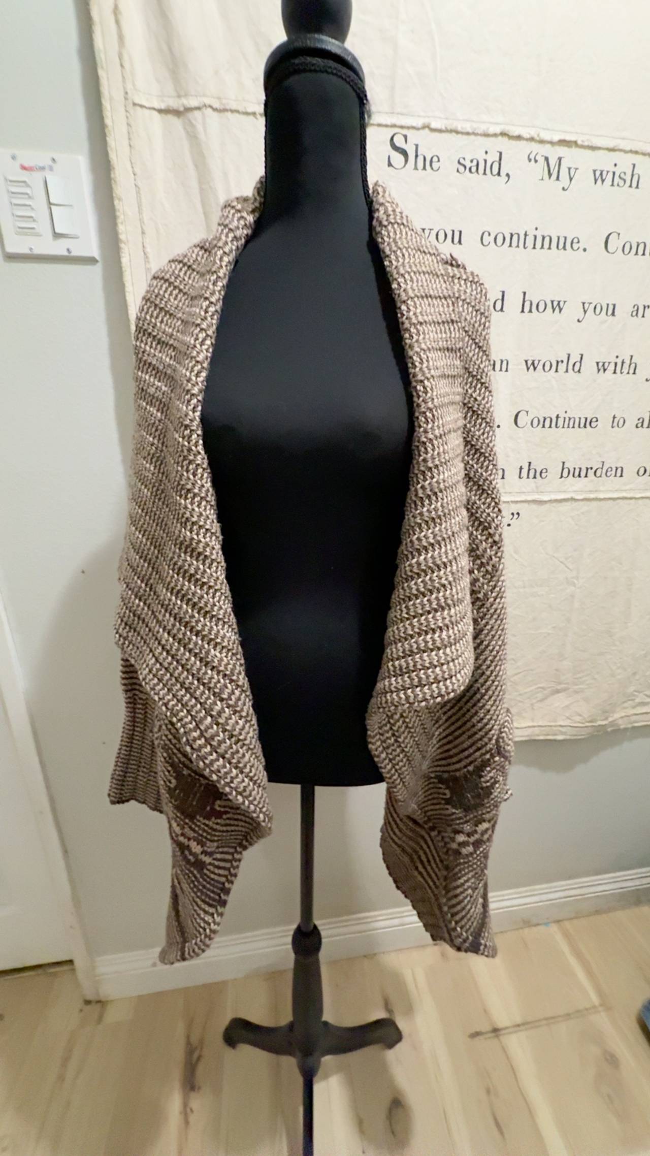 Love Stitch Western Open Front Cardigan Sweater