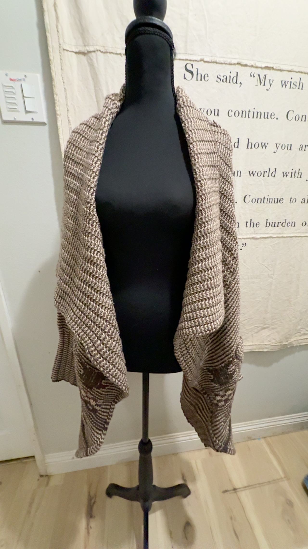 Love Stitch Western Open Front Cardigan Sweater