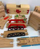 60 Thomas The Train Wooden Railway Track Expansion Lot - Image 7