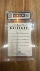 2024 Leaf Rookie Achievements Jaxson Dart CCG 10 - Image 2