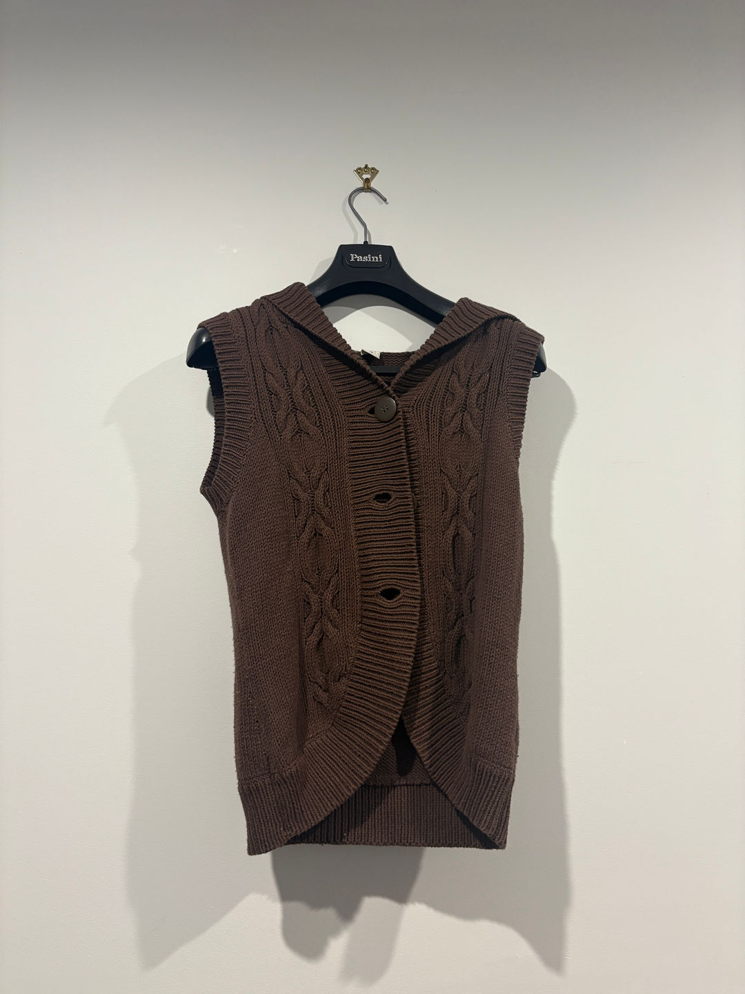 Knitted Sleeveless Cardigan Vest
