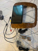 Car Android Head Unit with Wood Grain Dash Trim - Image 3