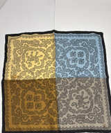 Vintage Italian Heraldic Lion Silk Scarf - Image 1