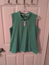 Talbots Sleeveless Quarter-Zip Polo Top - Image 2