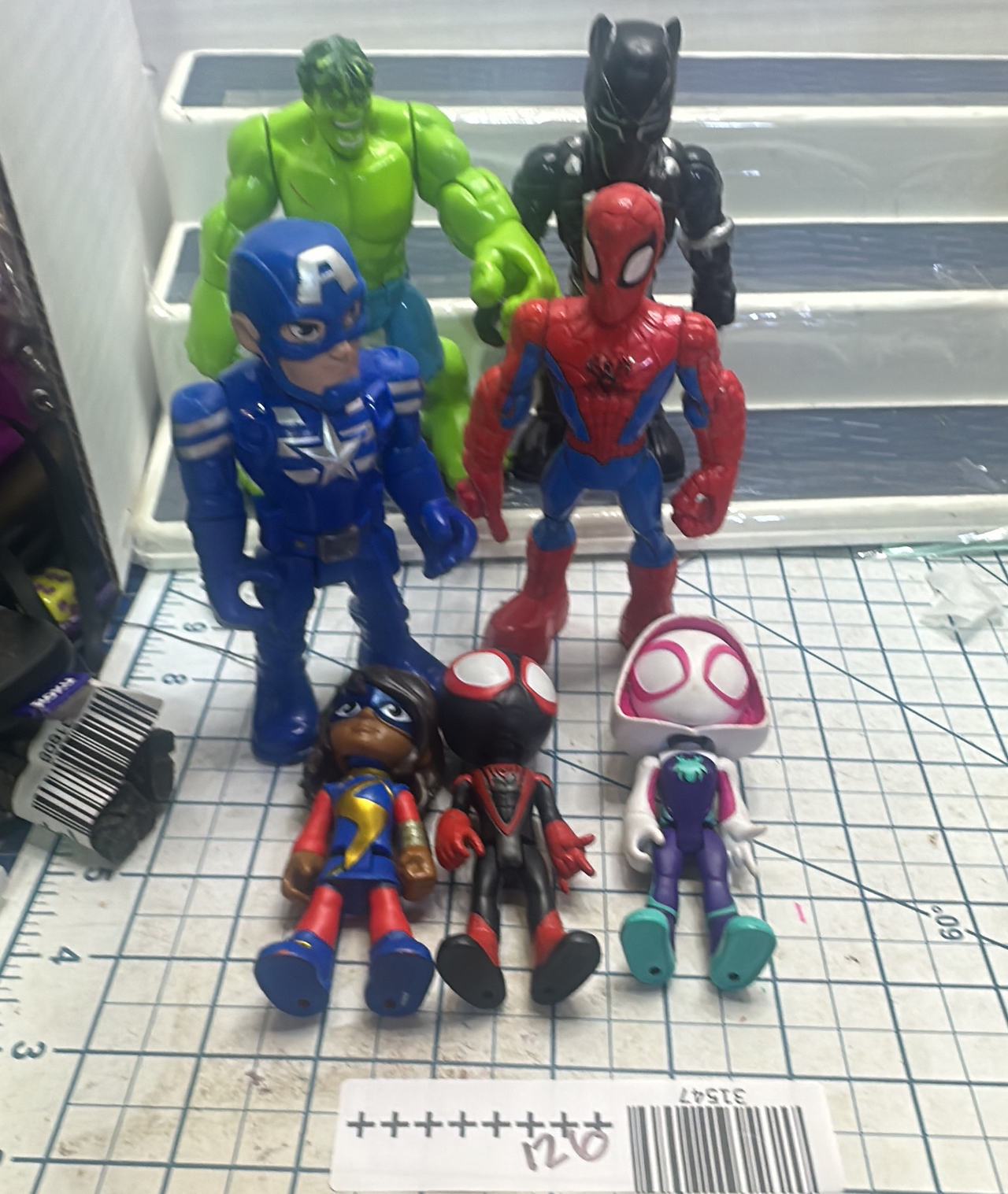 Playskool Heroes Marvel Super Hero Adventures Figure Lot