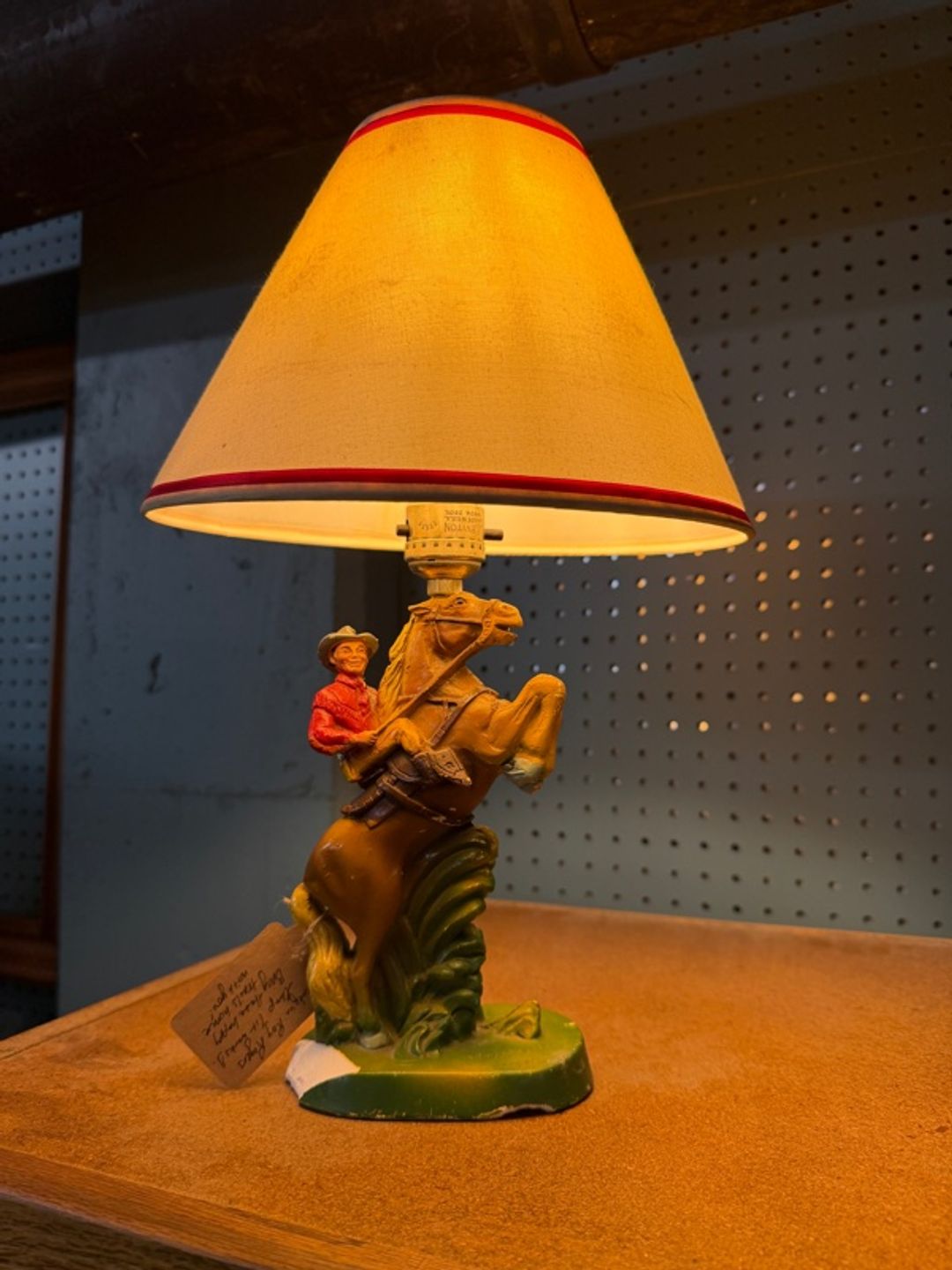 Roy Rogers Chalkware Lamp Vintage Cowboy Statue - Junkee - Danielle’s Booth