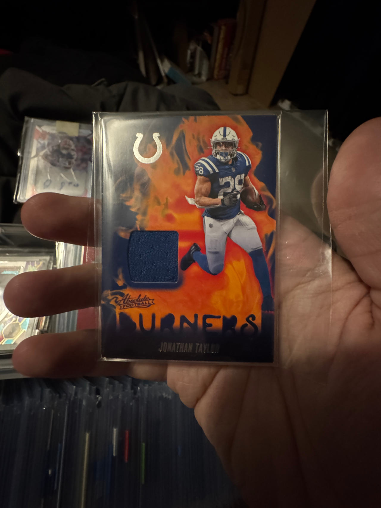 Jonathan Taylor Burners Memorabilia Card