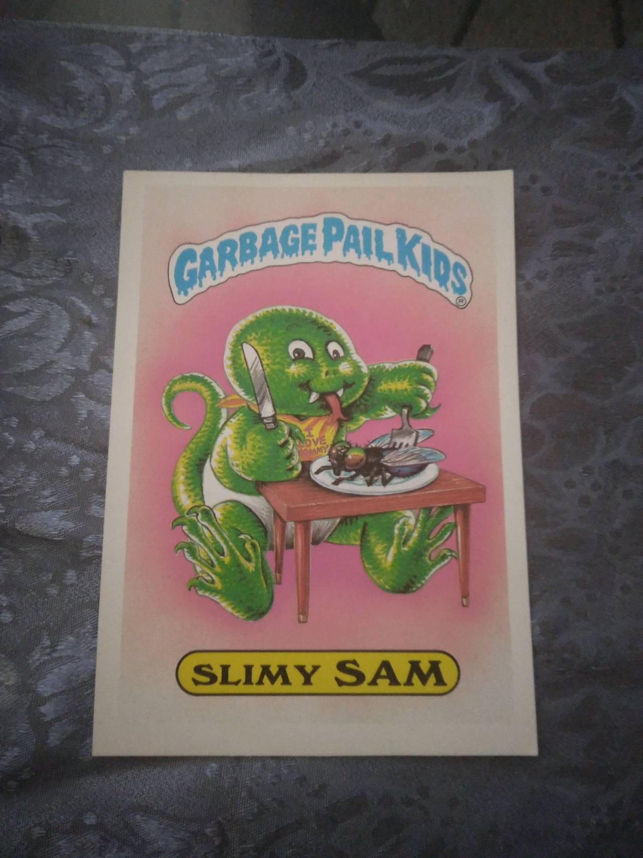 1985 Topps Garbage Pail Kids Series 1 Slimy Sam 27b
