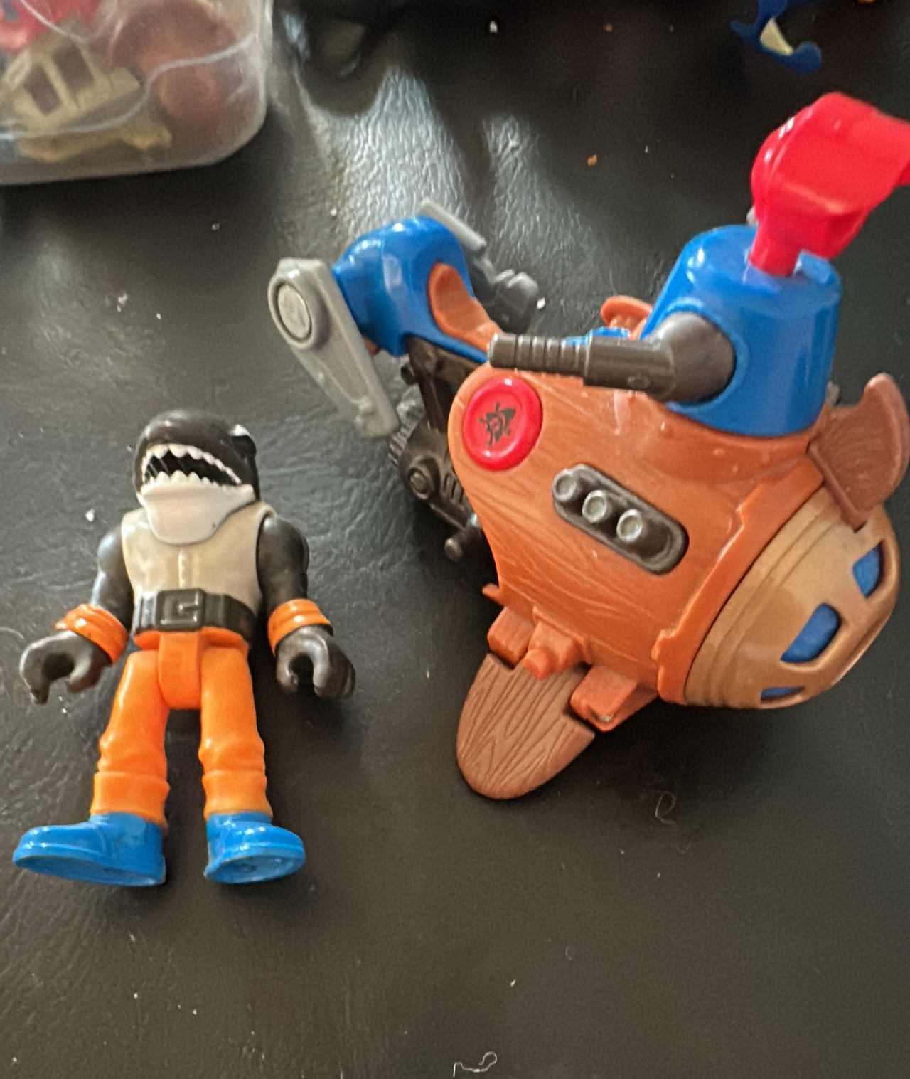 Fisher-Price Imaginext Pirate Shark Submarine and Figure