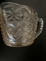 Vintage Pressed Glass Creamer Pitcher - Image 3