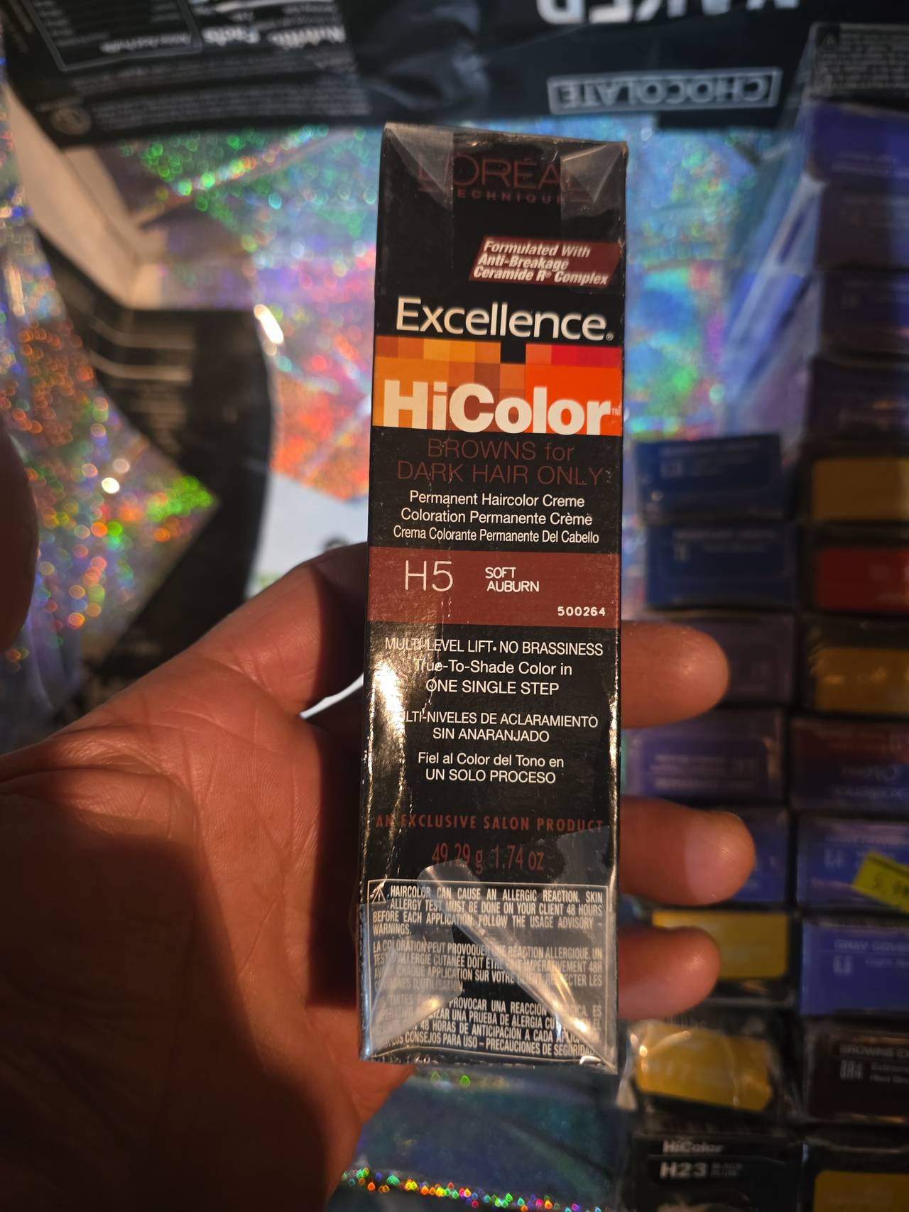L'Oreal Technique Excellence HiColor Browns for Dark Hair Only H5 Soft Auburn
