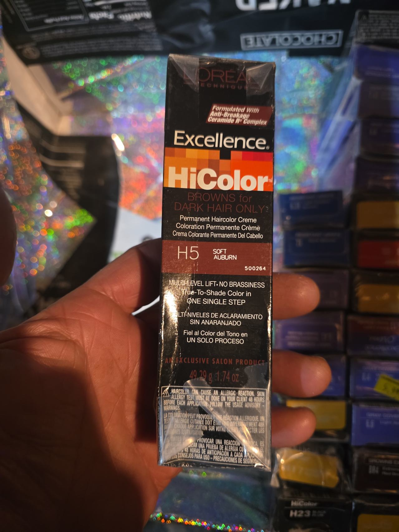 L'Oreal Technique Excellence HiColor Browns for Dark Hair Only H5 Soft Auburn