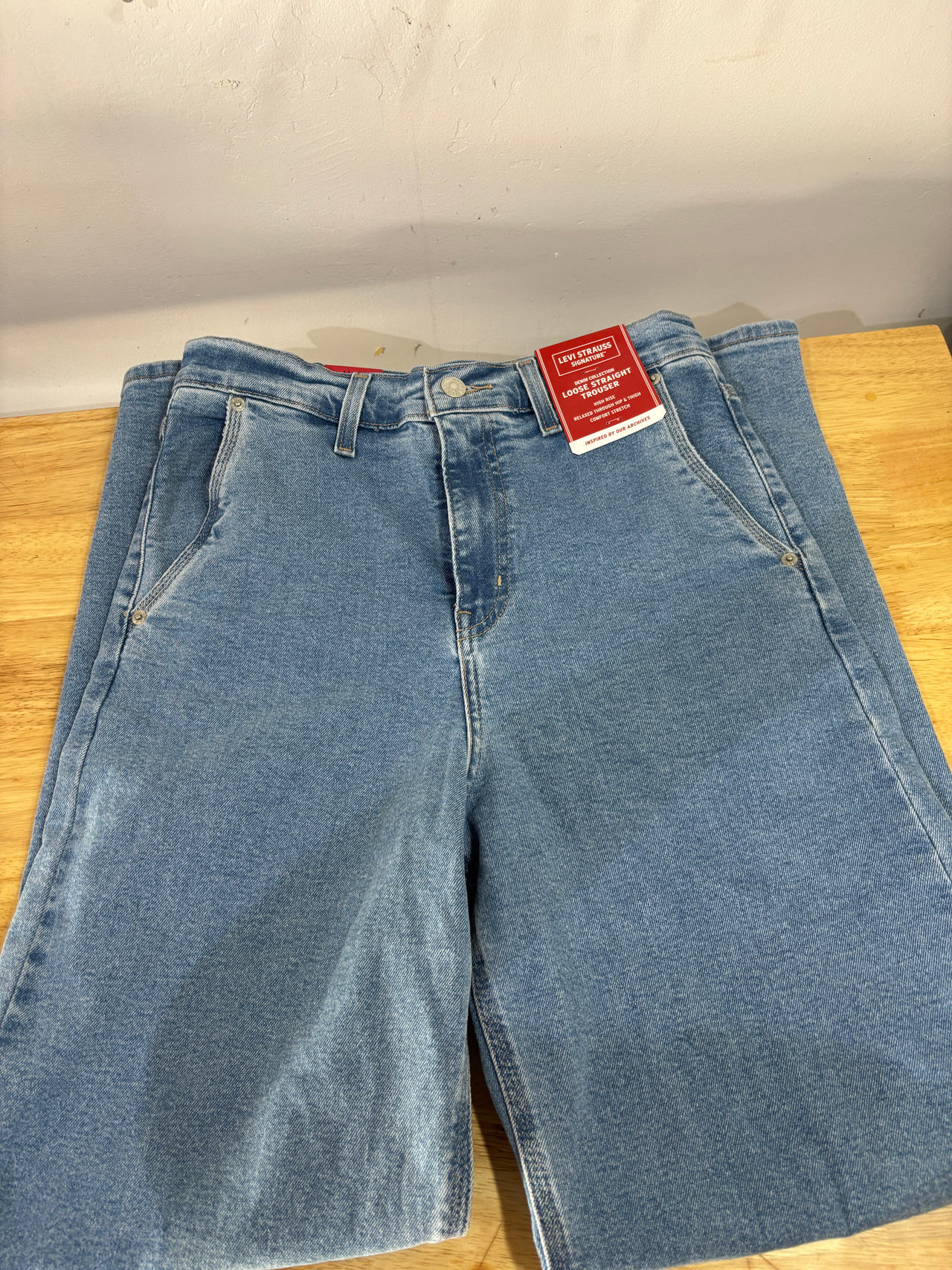 Lands' End Men's Traditional Fit 9" Denim Shorts
