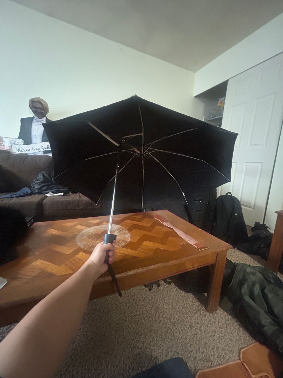 Black Compact Umbrella