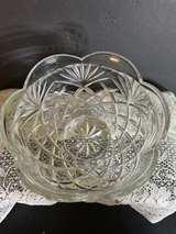 Vintage Noritake Hampton Hall Footed Crystal Bowl 9” Sparkling Crystal - Image 3