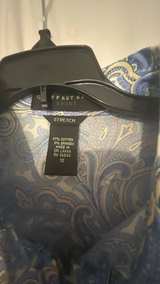 Geoffrey Beene Women's Stretch Paisley Button Down Shirt - Image 3