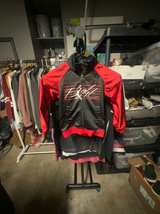 Nike Air Jordan Flight Jacket Black/Red Youth Size 4/5 - Image 1