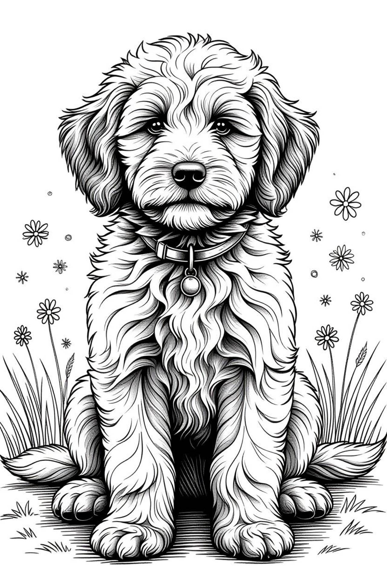 Dog Coloring Page