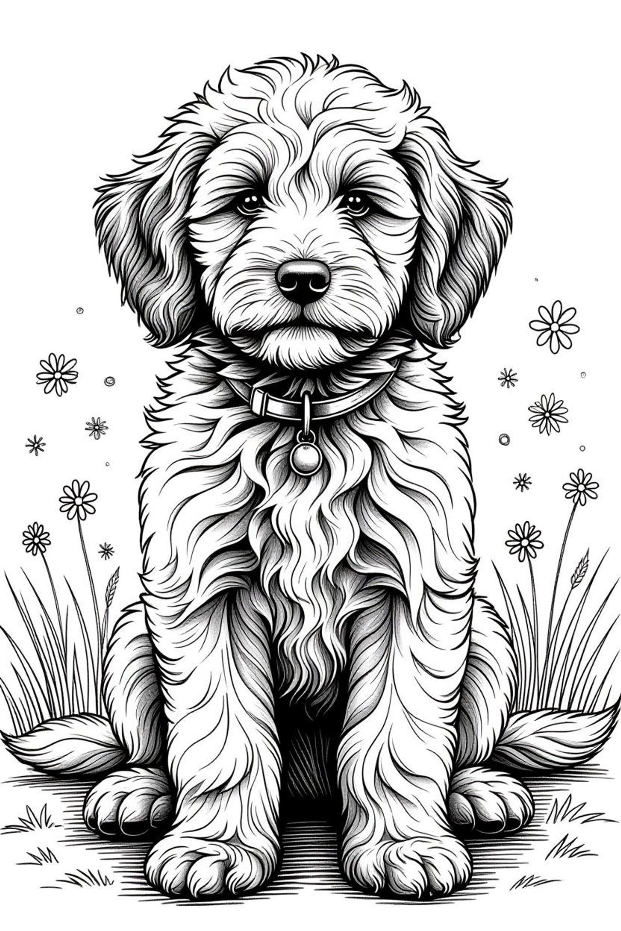 Dog Coloring Page
